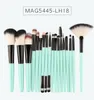 18-teiliges Kosmetik-Make-up-Pinsel-Set für Augen-Make-up, Pinceaux de Maquillage-Set in 7 Farben