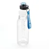 Garrafa de água esportes 1L bebendo chaleira grátis hidratação segura à prova de vazamento com tempo motivacional