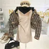 Temperamento di alta qualità Giacca corta da donna in tweed stile donna Giacca elegante autunno donna Top donna moda femminile