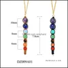 Pendentif Colliers Pendentifs Bijoux Commerce Assurance Qualité Pierre Naturelle 7 Chakra Yoga Collier Drop Delivery 2021 0Mfxl