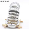 NXY Cockrings FRRK Metal Chastity Cage 37mm Large Erect Denial Cock Lock Device BDSM Kinky Sex Toys for Male Prison Bird Bondage Penis Belts 1123