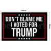 2024 Donald Trump Drapeau 90X150cm Ne me blâmez pas J'ai voté pour Trump Bannière Drapeaux Président américain Drapeaux électoraux DHL Shipping
