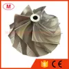 GT15-25 50.33 / 70.98mm 7 + 7 Blades Turboşarj Turbo Kütük Kompresörü Tekerlek / Alüminyum 2618 / Freze Tekerlek Kartuş / Chra / Çekirdek