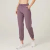 LU-52 Yoga Outfit Women Workout Sport Joggers prowadzący spodnie dresowe z kieszenią199d