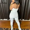 Joskaa Crop Top en Split Flare Pant Suit 2 Stuk Dames Sexy Solid Gebreide Party Club Outfits Matching Outfits Casual Set Y0702