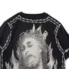 2023 Herrstylist T Shirts Portrait Print Fashion Men Summer Kort ärmar Högkvalitativa män Kvinnor T Shirt Size S-2XL