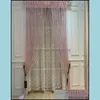 Curtain El Supplies Home Gardencurtain & Drapes Zidetang Glitter S Style Polyester String Door Fringe Thread Tassel Room Divider Panel Deco