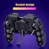H9 Six Finger Pubg Game Controller Gamepad Trigger Shooting Free Fire Cooling Fan Gamepad Joystick для Android Mobile Phone