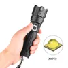Torcia a LED super luminosa XHP70 Torcia ricaricabile USB Zoom Lanterna da campeggio Lampada da caccia Usa 18650 Lanterne a batteria