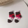 Baby Jungen Mädchen Baumwolle Socken FF Buchstaben Gedruckt Marke Socke Frühling Sommer Und Herbst Mesh Strumpf Zwei Größe 3 Farben 20 paare/los