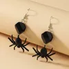 Dark spider earrings exaggerated cross-border hot girls on the streets Cool spider creative design Earrings