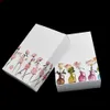 25pcs/lot Foldable White Kraft Paper Packaging Box Skin Care Mask Bagged Package Boxes Food Gift Cardboard Boxeshigh quatity