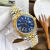 Cai Jiamin Orologio di Lusso Men's Automatic Gold Mechanical Watch Women's Dress All rostfritt stål Lyxig lysande par Watch