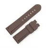 Rolamy 22 24mm Watch Band för Panerai Luminor Pure Green Vit Svart Vattentät Silikongummi Ersättning Vaktband Stropp H0915