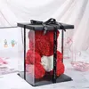 40 cm orso rosa orsacchiotti fiore rosa orso regali fai da te Natale regalo regalo di San Valentino 210624