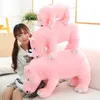 4080 cm gros jouets en peluche réaliste rhinocéros peluche poupées oreiller Zoo bébé coussin rhinocéros enfants enfants fille cadeaux de noël H08246999901