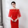 Avvolge giacche con spalle scoperte Coprispalle da sposa in tulle Bolero per donna Femme Mariage Giacca corta Mantella da festa