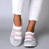 Chaussettes de sport chaussures de course All-Match femmes baskets léger élastique élégant sans lacet chaussures pour femmes