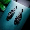 Tuliper Frauen Ohrringe Braut Hochzeit Kristall Strass Retro Boho Kpop Mode Koreanischen Stil Party Schmuck Geschenk