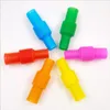 Fidget Toys Squishy Pop Tube tubo de plástico elástico ventilación de descompresión telescópico fuelle para niños juguete de descompresión