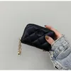 Cartera corta de cuero, cartera a la moda para mujer, tarjetero brillante de alta calidad, monedero para mujer, bolsillo clásico con cremallera, 242g