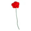Decorative Flowers & Wreaths 144pcs Mini Petite Paper Artificial Rose Buds DIY Craft Wedding Decor Home, Red