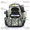 Bassdash Fishing Tackle Backpack Resistente à água Bolsa tática leve com suporte de haste e cobertura de chuva protetora 2202189712532