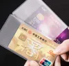 투명 카드 홀더 수호자 슬리브 ID 카드 홀더 지갑 지갑 지갑 비즈니스 신용 카드 커버 가방 1 개 60 * 93mm