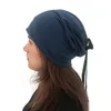 Bonnet Baggy tricoté chaud d'hiver, chapeau de Ski surdimensionné avec nœud, casquette Chic et ample avec tête de mort pour femmes, bonnet/casquette de crâne Eger22