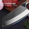 Cuisine Damas Modèle laser Chef chinois en acier inoxydable boucher viande hachée couteau à couteau à légumes Cutter8950429