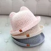 Barn söt baby sommar barn katt solskydd hatt strand hattar halm hatt pojke tjejer bomull andningsbar cap travel cap skydd y21111