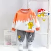 Bibicola Baby Boys Kläder Set Spring Cartoon Coat + Byxor 2st Barn Höst Set Toddler Kläder för Baby Boys Tracksuit 210309