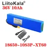 LiitoKala 36v 10Ah 10S3P 18650 batterie rechargeable, vélo modifié, batterie de voiture électrique avec chargeur, lithium-ion