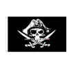 Skull Cross Bones Pirate Banner Flag Singleside Creepy Ragged Hallowmas Scary Banner Flags Party Supplies 90x150cm 5スタイル3x5ft6694375