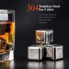 Cubes de refroidissement pour boissons recyclables, nouvelles pierres à whisky, ensemble de glaçons en acier inoxydable de qualité, refroidissement du vin, outil de Bar de fête