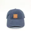 Retro Distressed Dad Hat For Men Women Summer Sunshade Baseball Cap Outdoor Student Couple Ball Caps With Leather Label