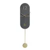 Relógios de parede Europa Pendulum Clock Digital Luxo Cozinha Pequeno Relógio Industrial Decoração Vintage Relojes de Pared Home