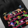 アーケードゲームロバkongコラージュTシャツFCコンソールゲームビンテージスタイルティーシャツ100％コットンプラスサイズLa Camiseta 210304