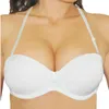 Yandw push up sutiã branco tamanho grande bralette roupa interior mulheres halter strapless sexy bh casamento a b c d e f 70 75 80 85 90 95 211217