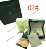 3 stili più nuova migliore qualità verde scuro originale Woody Watch Box Papers spedizione gratuita orologi scatole regalo di carte