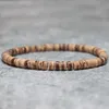 Strande z koralikami vintage naturalne drewno bransoletka minimalistyczna braklet ręcznie robion mężczyzn kobiety Braslet Braslet Joga Akcesoria Pulsera Inte22