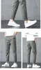 Мужские брюки 2022 прибытие брюки весна лето застежка -молния дышащий сплошной цвет сплошной
