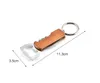 Openers Wooden Handle Bottle Opener Keychain Knife Pulltap Double Hinged Corkscrew Stainless Steel Key Ring Opening Tools Bar SN3343