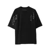 T-shirts Män Pin Kortärmad Casual T-shirt 2021 Manliga Kvinnor Karajuku Streetwear Hip Hop Punk Gothic Loose Tee Shirt Sommar