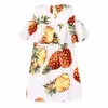 Toddler Girl Dresses Robe Fille 2021 Brand Children Pineapple Dress Kids Clothing Strapless Princess Dress for Girls Clothes Q0716