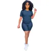 Frauen zweiteiliges Set Marken-Trainingsanzüge Sportbekleidung Sommer Yoga T-Shirt + Shorts lässiger Sportanzug Verkauf von Damenbekleidung klw0666