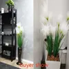 93cm 7 teste erba di cipolla di seta grande albero artificiale bouquet di canne finte fiore di nozze piante autunnali in plastica per decorazioni per feste domestiche 210624