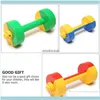 إمدادات المعدات في الهواء الطلق dumbbells 1 زوج مريح الأطفال الرياضة اللياقة البدنية barbells اليد قضبان انخفاض التسليم 2021 fivkl