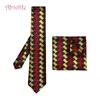 Mens slips näsduk 2 st kostymer för män affärer bröllopsfest gravata afrikansk vax bomull handgjord wyb309
