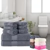 Algodão de toalha altamente absorvente banho de 8 peças conjunto com 2 toalhas e mão 4 washcloths para banheiro chuveiro